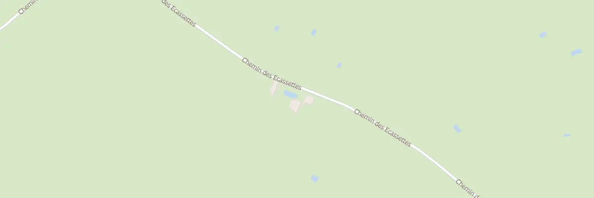 Plan du 1 Che des Ecassettes à Haut-Lieu