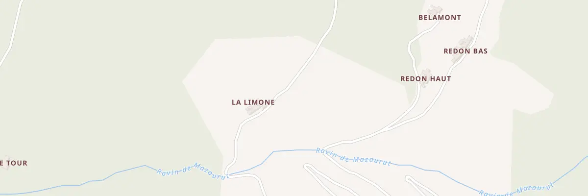 Plan du 5611 La Limone au Collet-de-Dèze