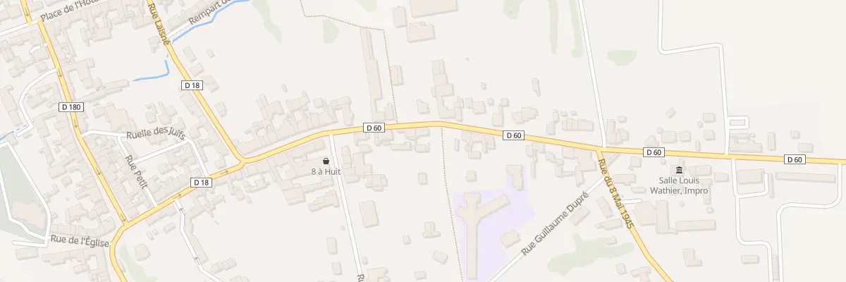 Plan du 22 Rue du Général Leclerc à Sissonne
