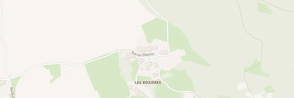 Plan du 5140 Les Rosieres au Brignon
