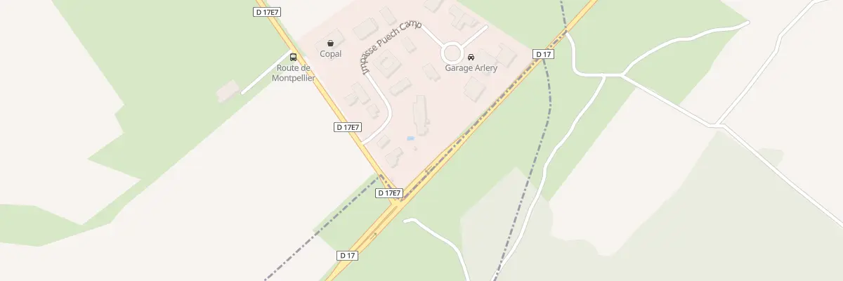 Plan du 44 Imp Puech Camp à Lauret