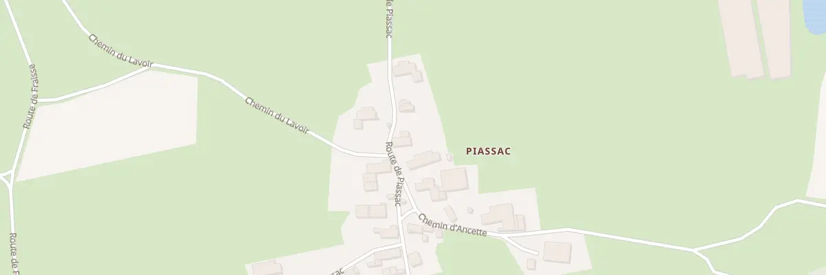 Plan du 696 Rte de Piassac à Saint-Georges-Lagricol