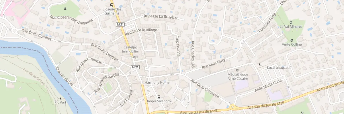 Plan du 7 Imp Vié à Castelnau-le-Lez