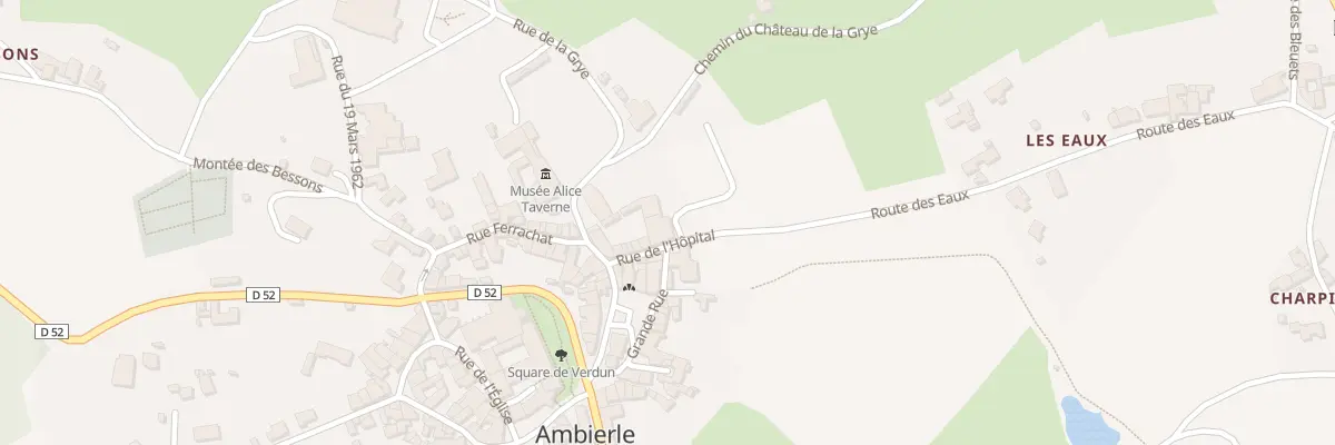 Plan du 47 Rue de l’Hôpital à Ambierle