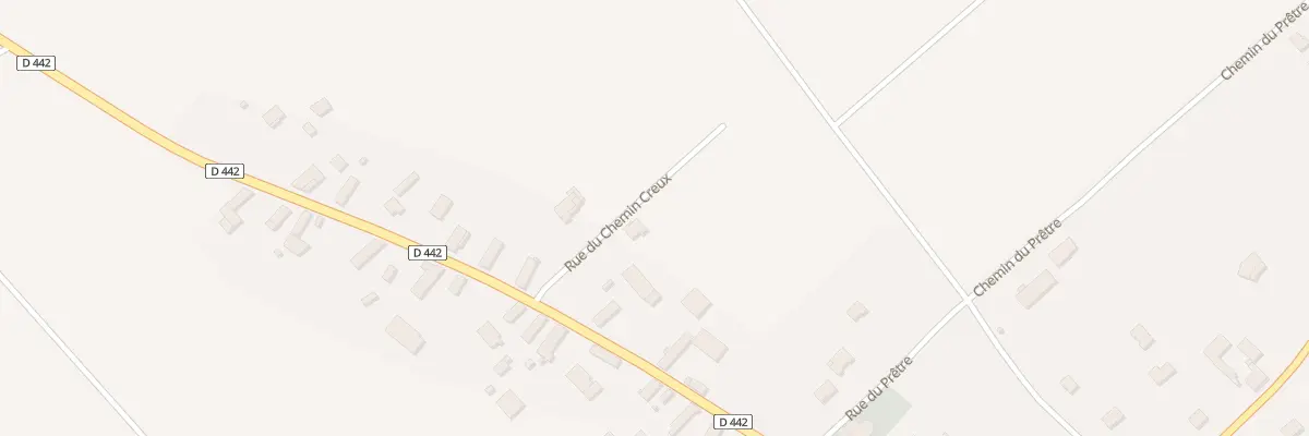 Plan du 1 Rue du Chemin Creux au Pavillon-Sainte-Julie