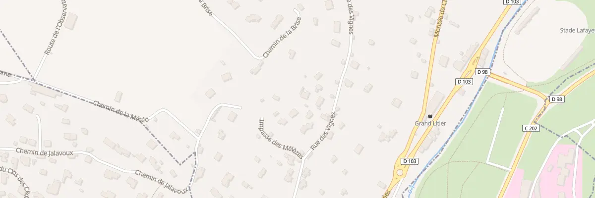 Plan du 26 Rue des Vignes à Chadrac
