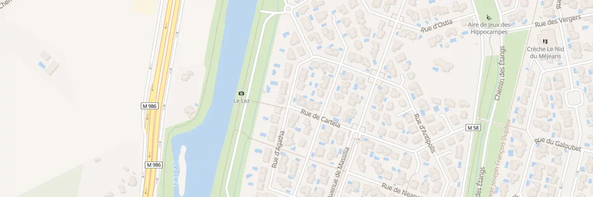 Plan du 8 Rue de Carteia à Lattes