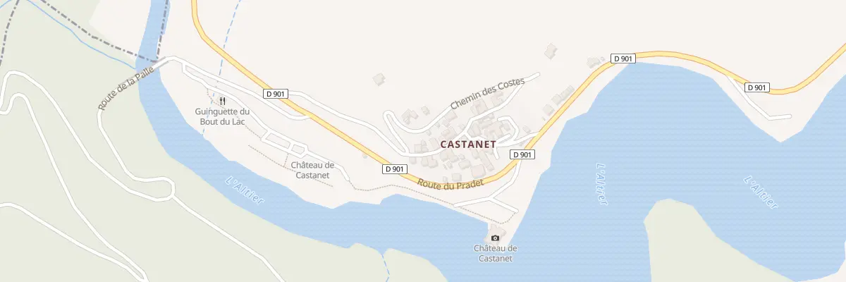 Plan du 5024 Castanet à Pourcharesses