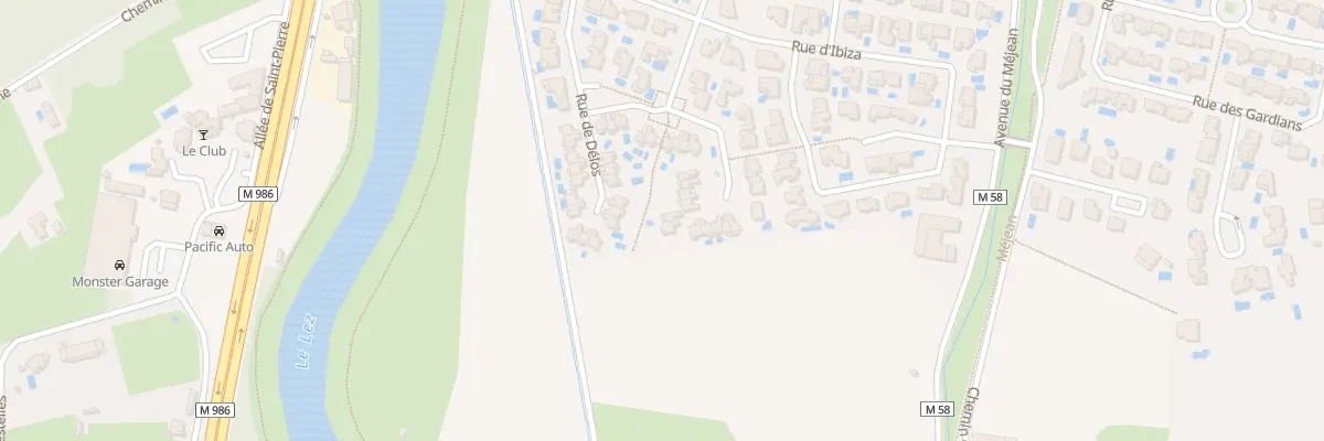 Plan du 16 Rue de Pirée à Lattes