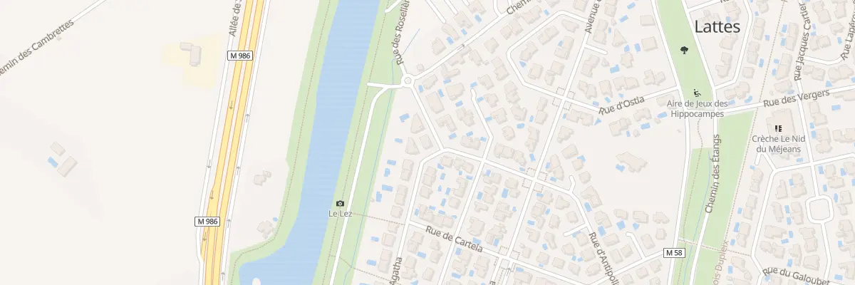 Plan du 47 Rue d’Agatha à Lattes