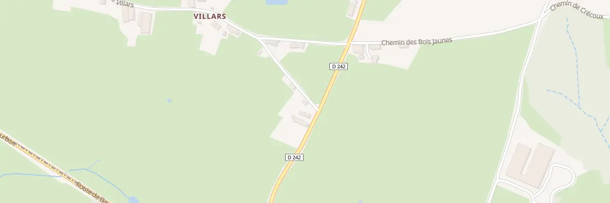 Plan du 25 Che de Villars aux Guerreaux