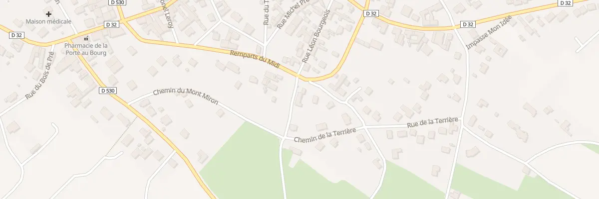 Plan du 24 Rue des Remparts du Midi à Cormicy
