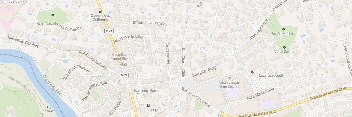 Plan du 12 Imp Vié à Castelnau-le-Lez