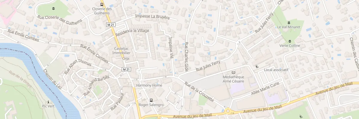 Plan du 8 Imp Vié à Castelnau-le-Lez
