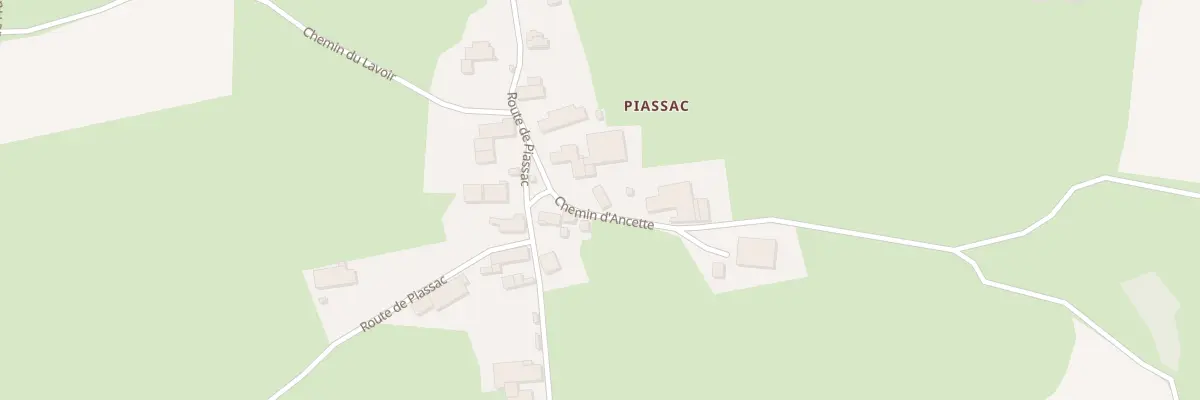 Plan du 5146 Piassac à Saint-Georges-Lagricol