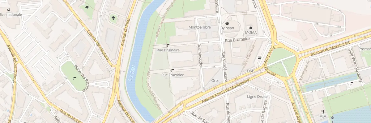 Plan du 130 Rue Messidor à Montpellier