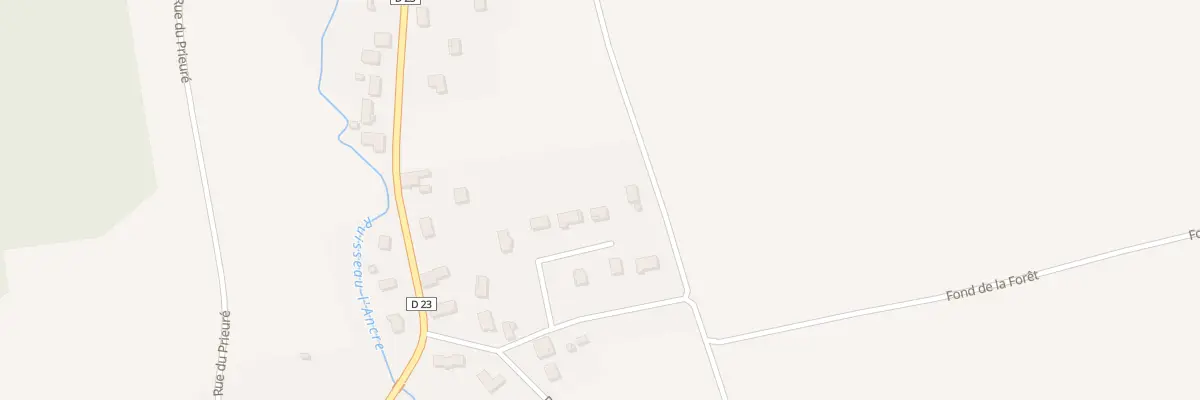 Plan du 5 Rue Lot du Fond de la Forêt à Bercenay-en-Othe