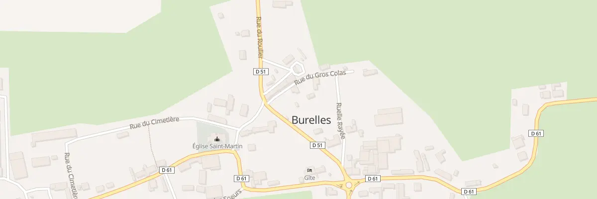 Plan du 2 Rue du Gros Colas à Burelles