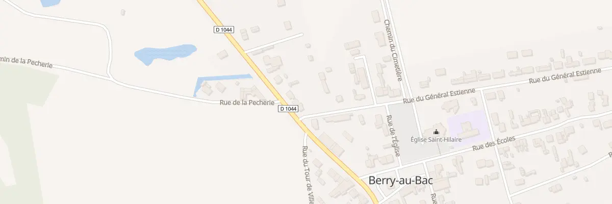 Plan du 28 Av du Général de Gaulle à Berry-au-Bac