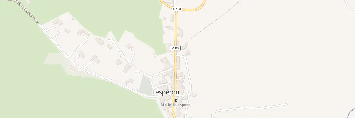 Plan du 382 Rue Perdigon à Lespéron