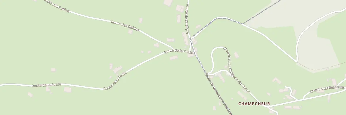 Plan du 53 Rte de la Fosse à Saint-Hilaire-en-Morvan
