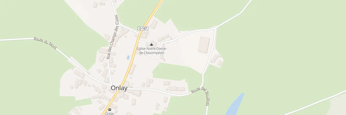 Plan du 2 Rue du Couvent à Onlay