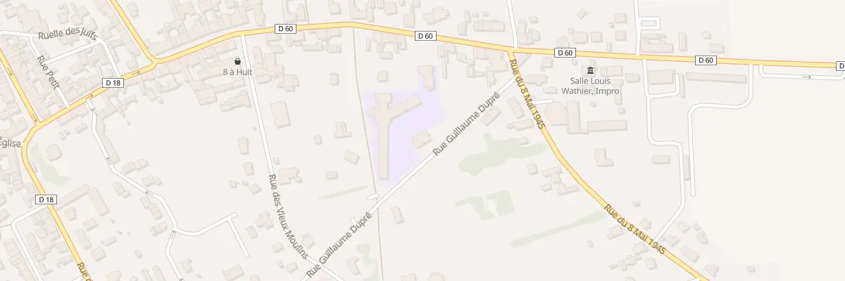 Plan du 13 Rue Guillaume Dupré à Sissonne