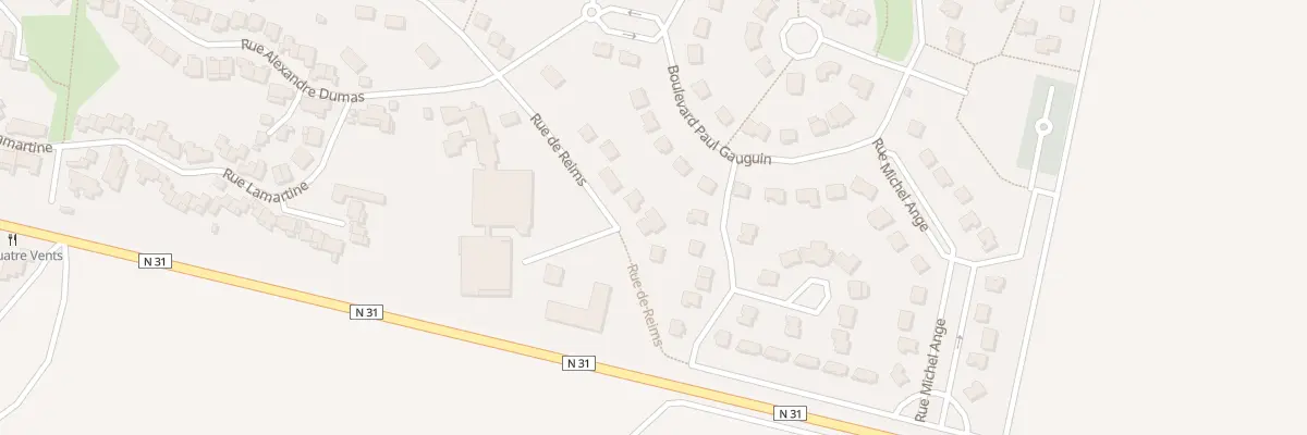 Plan du 25 Rue de Reims à Muizon