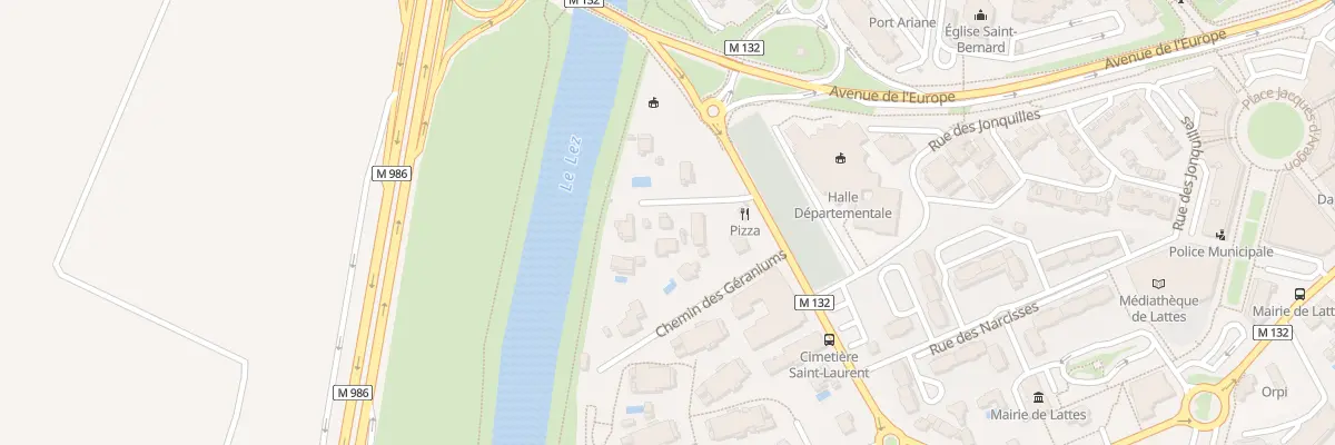 Plan du 3 Imp des Joncs à Lattes