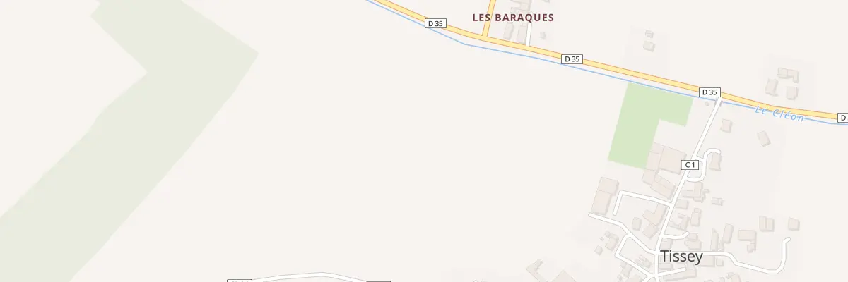 Plan du 70 La Lamme à Tissey
