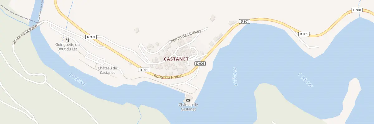 Plan du 5251 Castanet à Pourcharesses