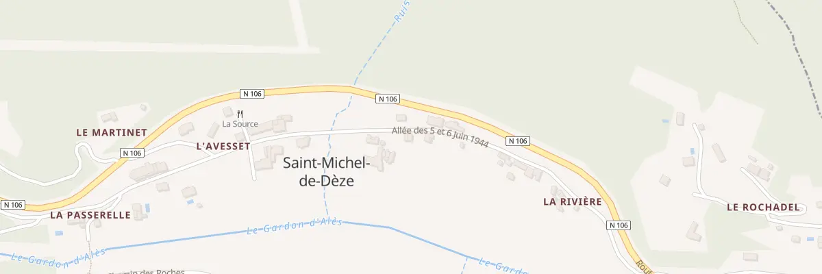 Plan du 5040 St Michel de Deze à Saint-Michel-de-Dèze
