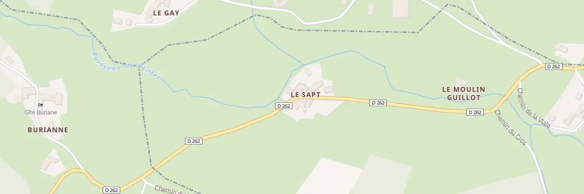 Plan du 946 Rte Departementale 262 à Saint-Clément-de-Valorgue