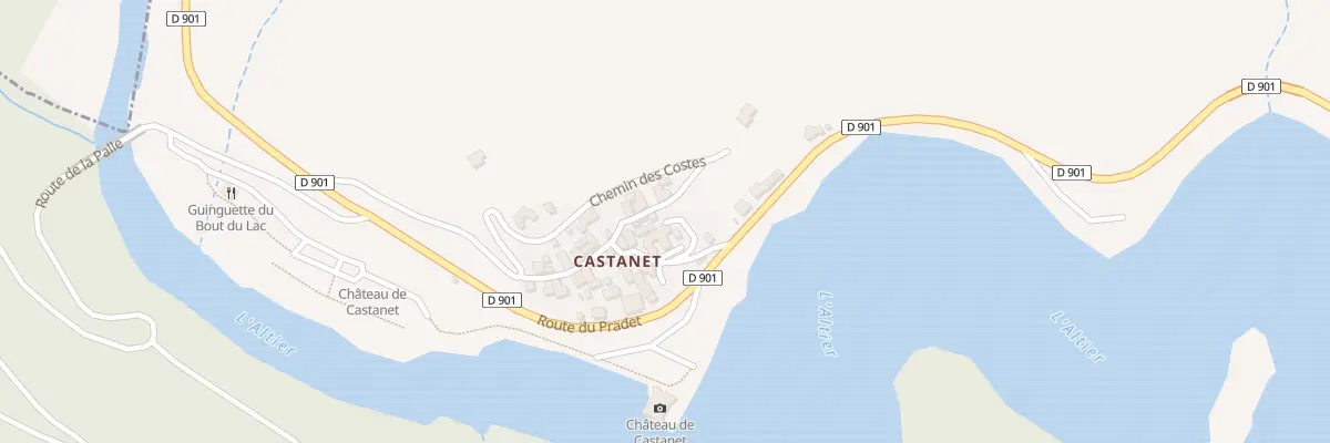 Plan du 5027 Castanet à Pourcharesses