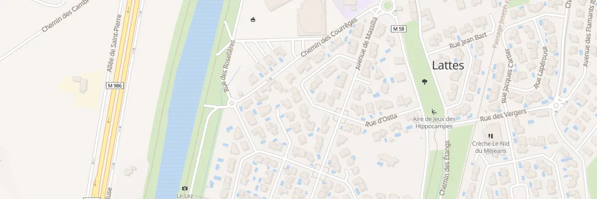 Plan du 18 Rue de Narbo à Lattes