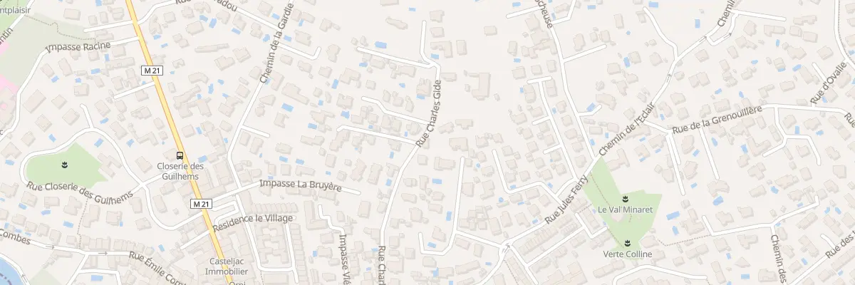 Plan du 22 Rue Charles Gide à Castelnau-le-Lez