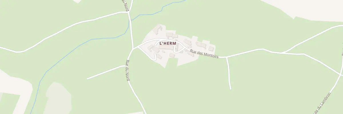 Plan du 5290 L’Herm à Saint-Pierre-du-Champ