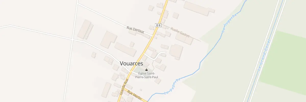 Plan du 17 Gr Grande Rue à Vouarces