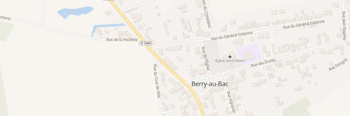 Plan du 24 Av du Général de Gaulle à Berry-au-Bac