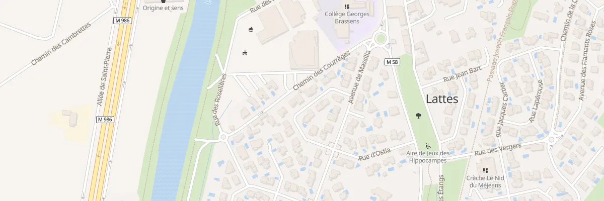 Plan du 10 Rue de Narbo à Lattes