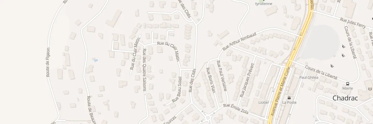 Plan du 27 Rue des Cités à Chadrac