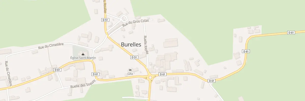 Plan du 1 Rle Rayée à Burelles