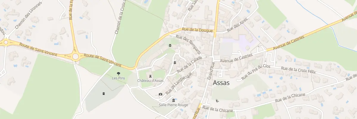 Plan du 77 Rue des Casernes à Assas