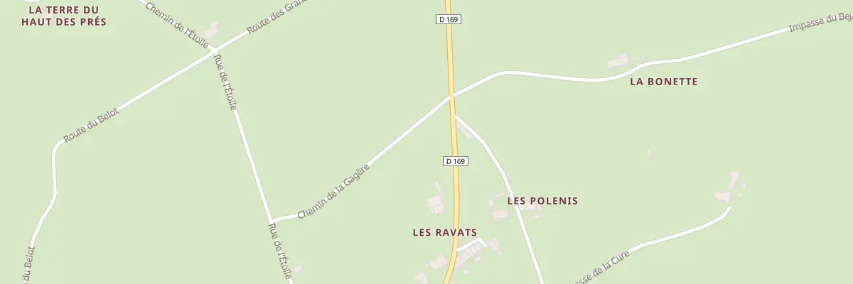 Plan du 5 Rue des Ravats au Bouchaud