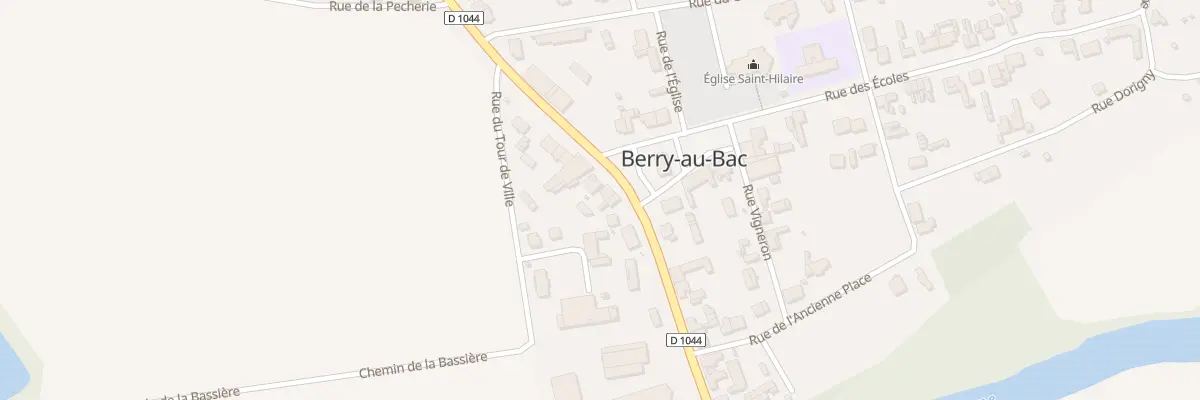 Plan du 15 Av du Général de Gaulle à Berry-au-Bac