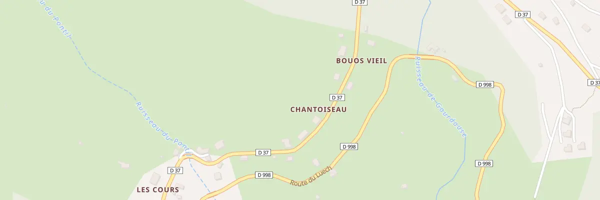 Plan du 251 Rte du Rocher du Trenze à Vialas
