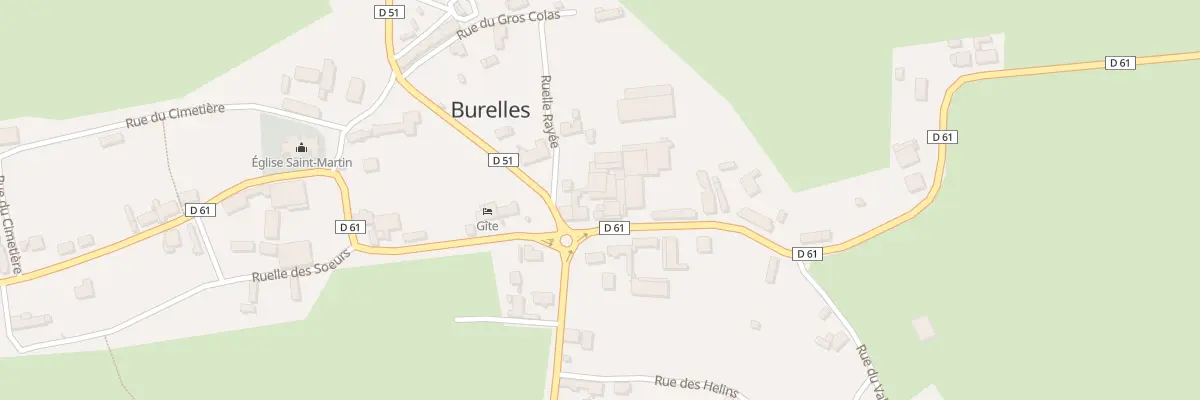 Plan du 3 Rue du Ponceau à Burelles