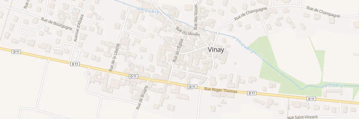 Plan du 1 Pl de l’Eglise à Vinay