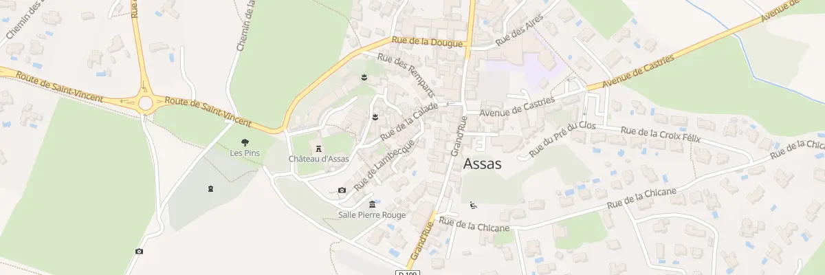 Plan du 32 Rue de Lambesque à Assas