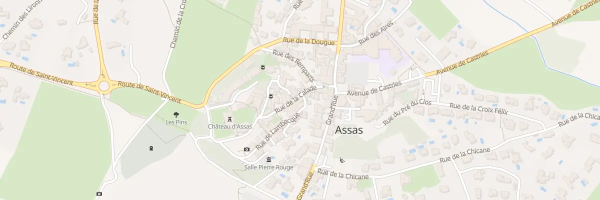 Plan du 2 Rue de Lambesque à Assas